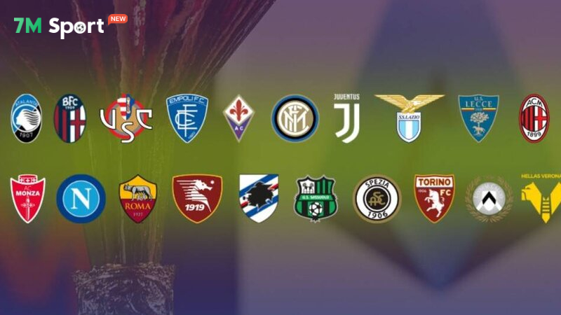 Những CLB thi đấu tại giải Serie A
